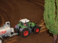 Farmworld Fehmarn Okt. 2015 - Fendt Traktor auf Schienen-System