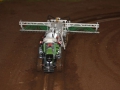 Farmworld Fehmarn Okt. 2015 - Fendt Traktor auf Schienen-System von oben
