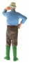 Figur 1:32 - Bauer mit dem Hemd aus der Hose hinten