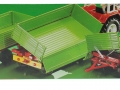 Siku 2551 - Zweiachs Anhäger grün Karton oben
