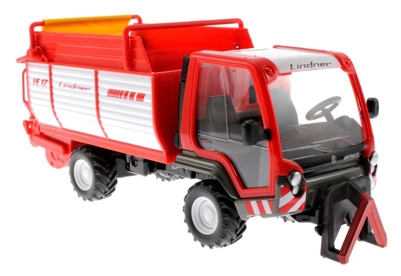 3061 SIKU Lindner Unitrac mit Ladewagen Spielzeugauto Modellauto Farmer Serie 