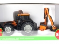 Siku 3659 - Valtra Traktor mit Kuhn Böschungsmähwerk Karton vorne