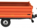 Wiking 7348AG - Einachs-Dreiseitenkipper Brantner E6035 Orange Agritechnica