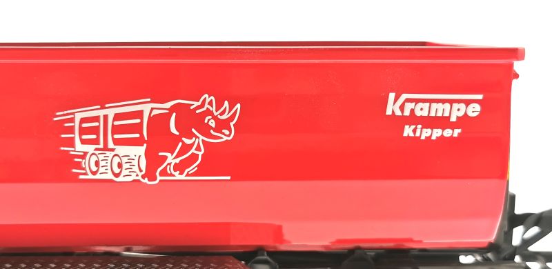 Wiking 7826 - Krampe Kipper Hakenlift THL 30 L mit Abrollcontaine Big Body 750  Logo