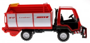 3061 SIKU Lindner Unitrac mit Ladewagen Spielzeugauto Modellauto Farmer Serie 